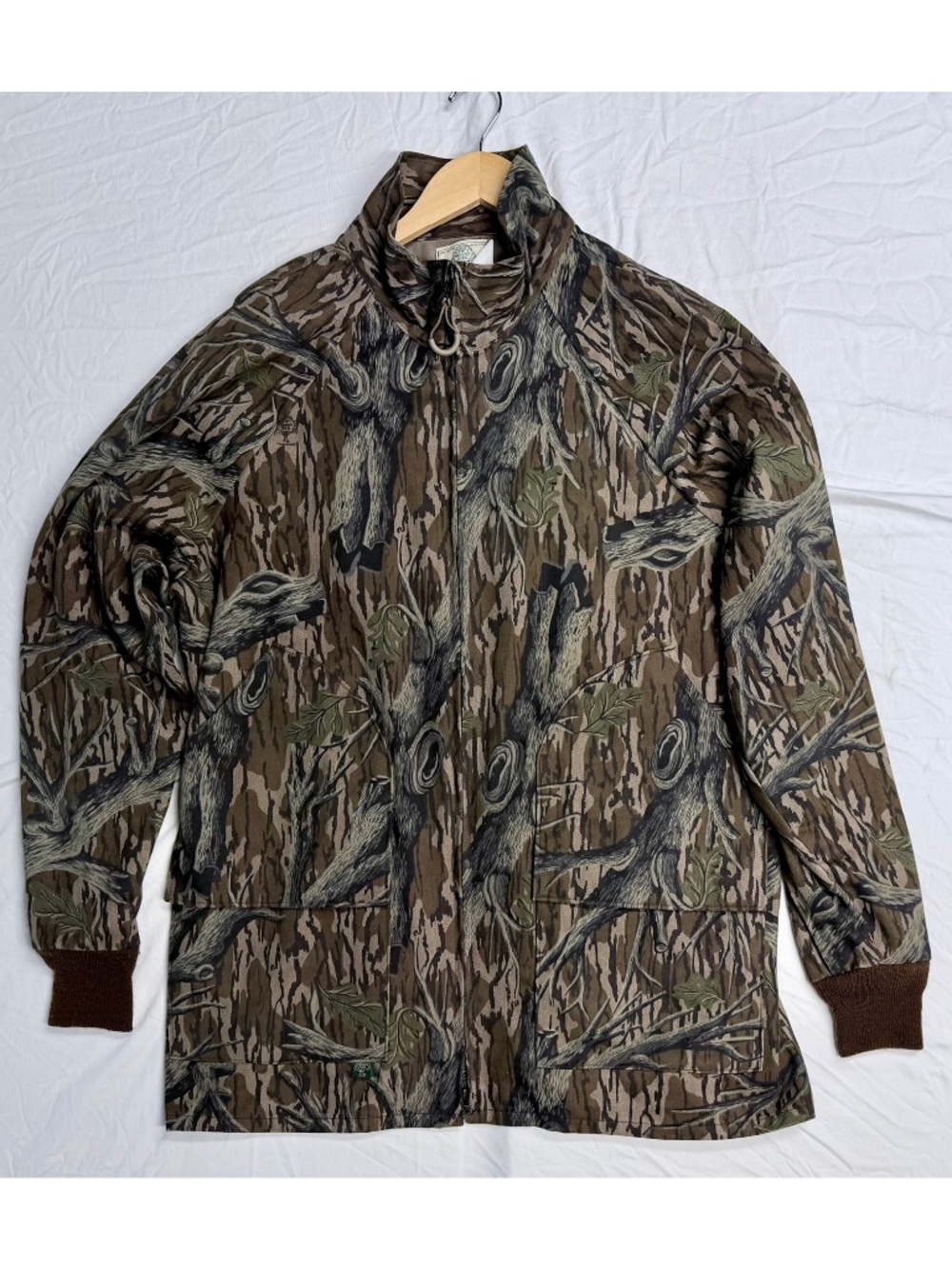 Vintage Mossy Oak Treestand Turkey Hunting Jacket (XL)